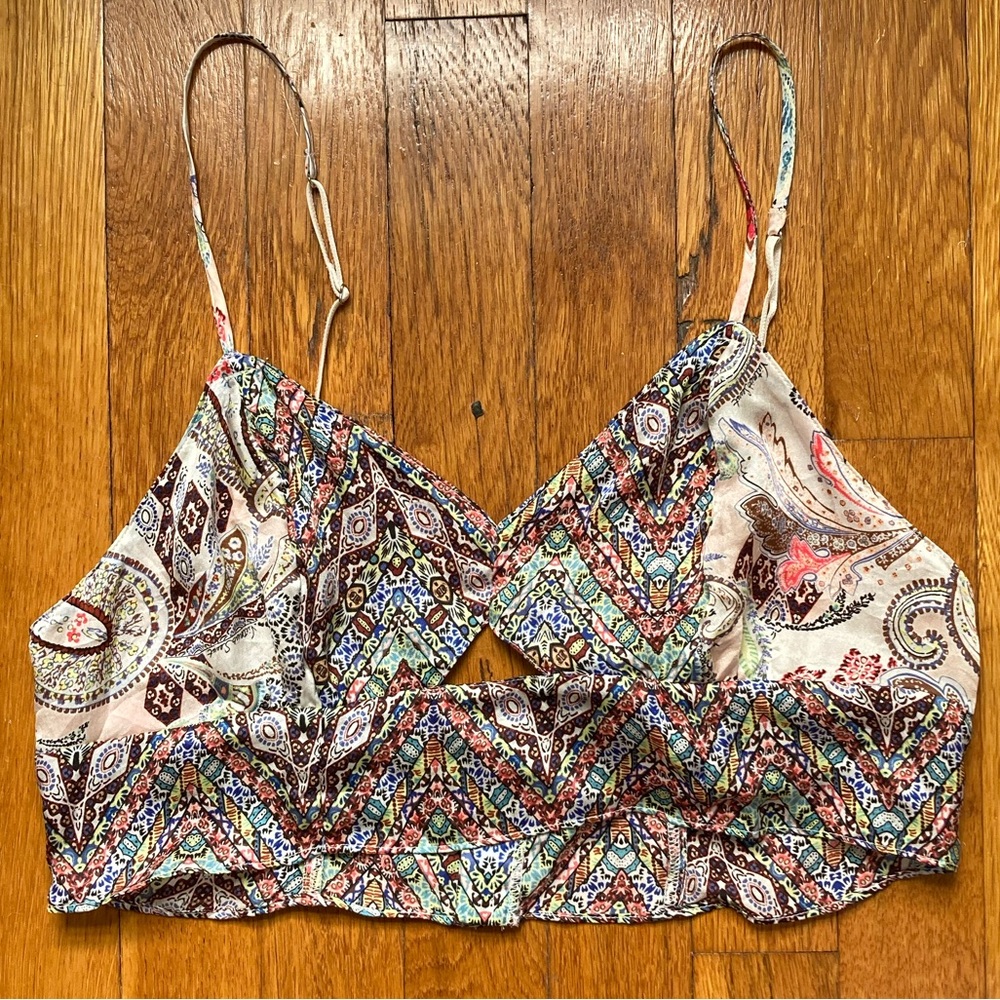 Victoria's Secret Paisley and Chevron Bralette